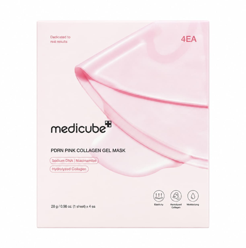 PDRN Pink Collagen Gel Mask 4er Pack