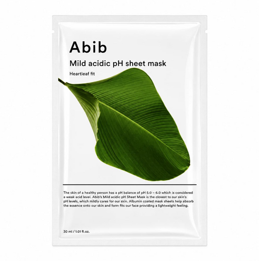Mild Acidic pH Sheet Mask Heartleaf Fit